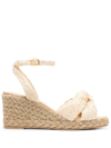 STUART WEITZMAN PADDED WEDGE ESPADRILLES