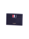 THOM BROWNE MEN'S LEATHER CARD HOLDER