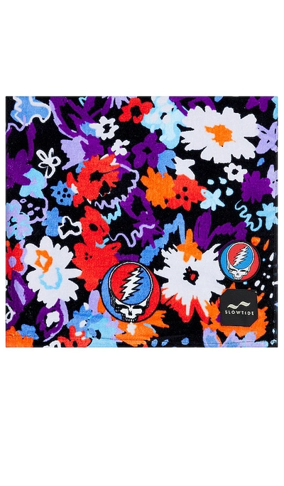 Slowtide Dead Flowers Beach Towel In Purple