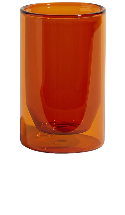 Yield Double-wall Glass 12oz Set In Orange