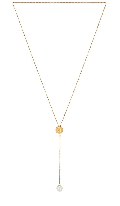 Jenny Bird Nova Convertible Lariat Necklace In Gold