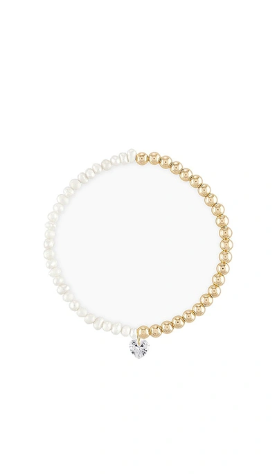 Alexa Leigh Women's Halfsies 14k Gold-filled, Crystal & Freshwater Pearl Charm Bracelet In White/gold