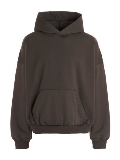 Balenciaga Distressed Metal Oversized Hoodie in Black Cotton ref