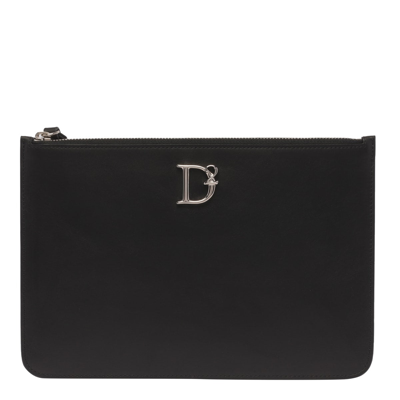 Dsquared2 D2 Statement Pouch In Black