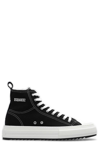 DSQUARED2 DSQUARED2 LOGO-PRINTED HIGH-TOP LACE-UP SNEAKERS