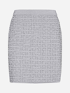 GIVENCHY GIVENCHY 4G LUREX KNIT MINISKIRT