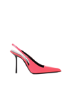 Saint Laurent Kiss 105 Patent Leather Slingback Pumps In Pink