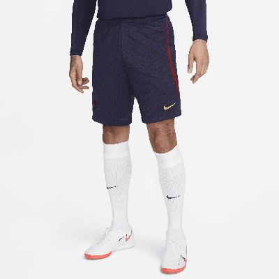 Nike Paris Saint-germain Strike  Men's Dri-fit Knit Soccer Shorts In Blue