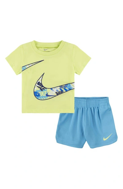 Nike Babies' Wild Air Mesh Shorts Set Toddler 2-piece Set In Blue