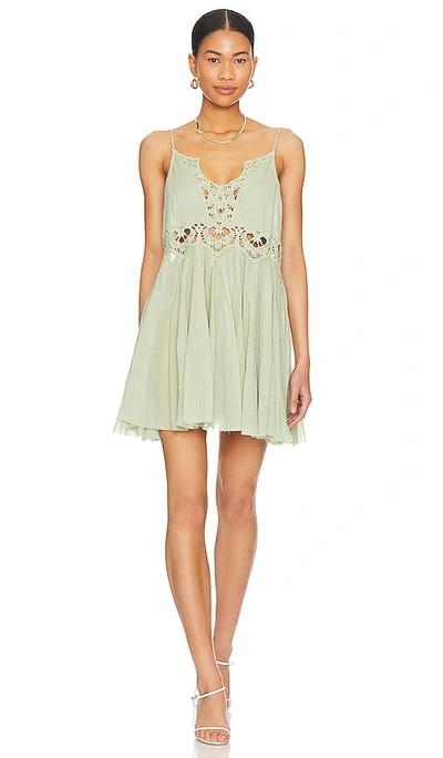 Free People X Intimately Fp Ilektra Slip In Sage