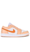 Jordan Nike Air  1 Low Sneaker In Sunset Haze  Bright Citrus & White
