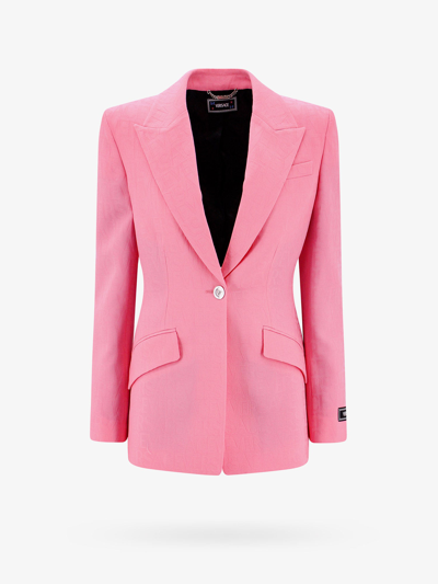 Versace Woman Blazer Woman Pink Blazers E Waistcoats