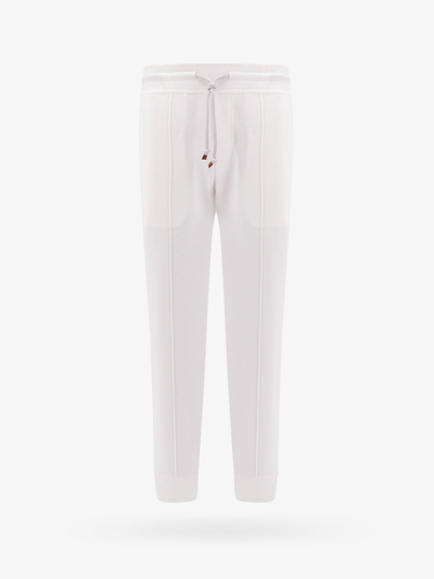 Brunello Cucinelli Lightweight Fabric Trouser In White