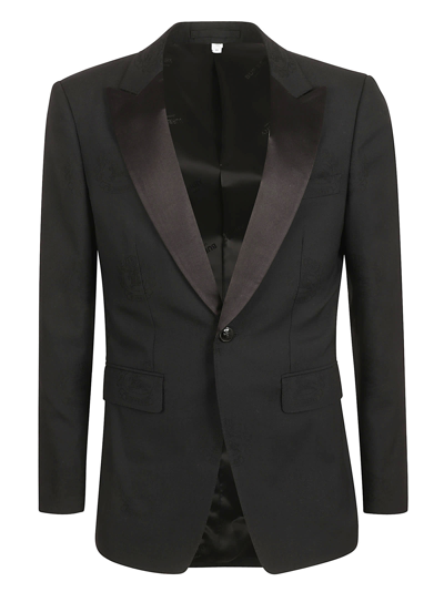 Burberry Tailored Tuxedo Jacket Edinburgh In Black