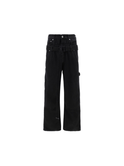 Off-white Wave Off Pants In Black