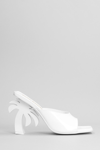 Palm Angels Palm Beach Mule In White