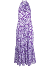 MC2 SAINT BARTH TOILE DE JOUY-PRINT MAXI DRESS