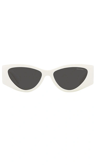 Miu Miu Cat Eye In White