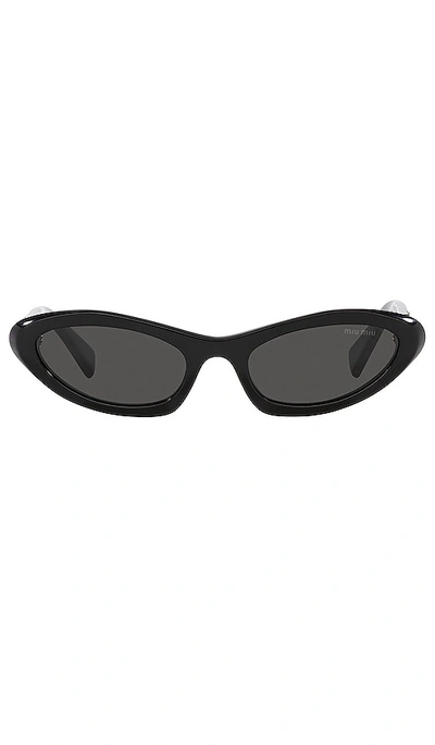 Miu Miu Cat-eye-sonnenbrille In Black