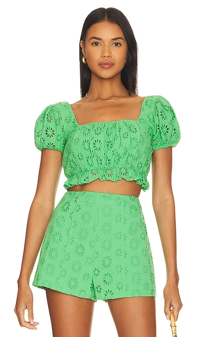 Lovers & Friends Leah Top In Green