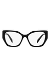 Prada 52mm Optical Glasses In Black