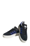 Adidas Originals Gazelle Bold Platform Sneaker In Black/ Blue/ Gold