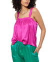 Hale Bob Solid Silk-blend Cami Top In Pink