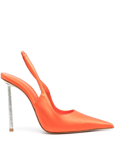 Le Silla Bella 125mm Slingback Pumps In Orange