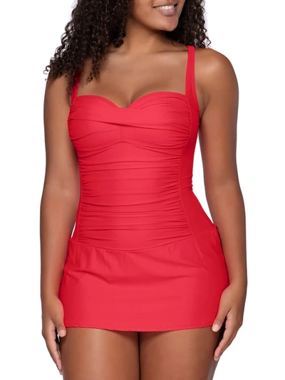 Sunsets Geranium Sienna Swim Dress