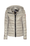 Canada Goose Cypress Down-filled Short Jacket In Silverbirch/silver