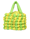 JW ANDERSON J.W. ANDERSON LARGE KNOTTED LIME GREEN/YELLOW BAG