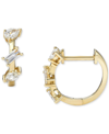 ZOE LEV DIAMOND MULTI-CUT SMALL HUGGIE HOOP EARRINGS (3/8 CT. T.W.) IN 14K GOLD, 0.5"