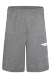3 Brand Kids' Icon Shorts In Carbon Heather