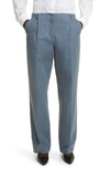 THE ROW TAMARINDO PLEATED STRAIGHT LEG TROUSERS