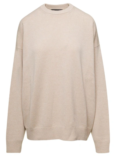 Balenciaga Jumper  Embro Cashmere Knit In Beige