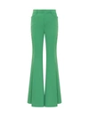 Dsquared2 Cut-out Mesh Detail Flared Trousers In Ocean Wave