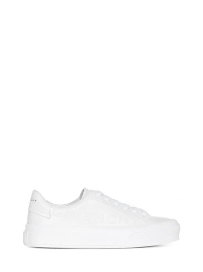 Givenchy City Sport Sneakers In Bianco
