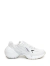 Givenchy White Mesh And Synthetic Leather Tk-mx Sneakers In Ivory