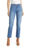 Rag & Bone Logan Womens High Rise Cropped Ankle Jeans In Monty