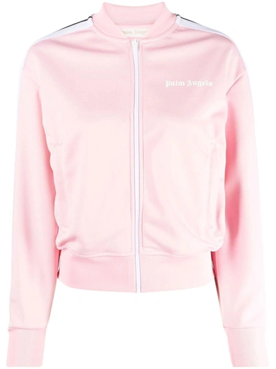 Palm Angels Logo-print Track Jacket In Pink