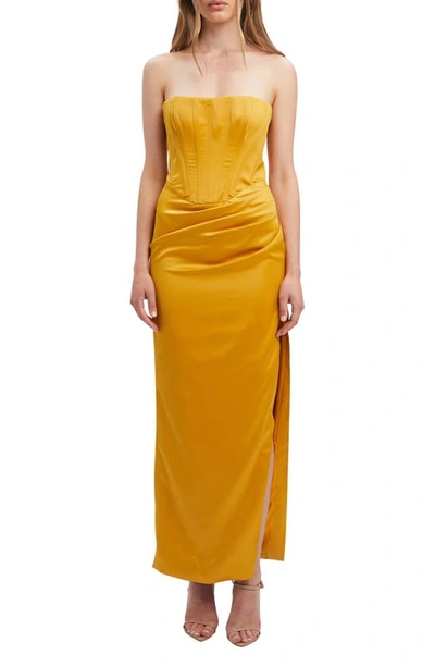 Bardot Everlasting Midi Dress In Marigold