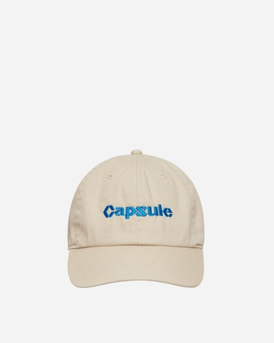 Capsule Classic Logo Baseball Cap Ivory In Blue