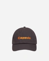 CAPSULE CLASSIC LOGO BASEBALL CAP CHARCOAL