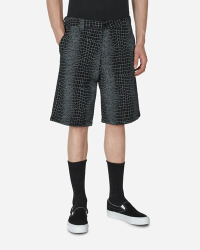 Fucking Awesome Crocodile Shorts In Black