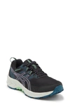 Asics Women's Venture 9 Trail Wide Width Running Sneakers From Finish Line In Black/ Digital Violet