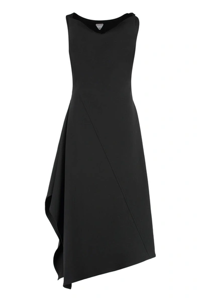 Bottega Veneta Cotton Dress In Black