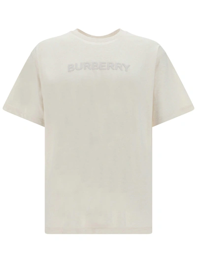 Burberry Harrison T-shirt In Oatmeal Melange