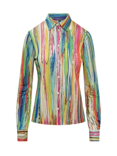 Dsquared2 Long Sleeve Shirt In Multicolor