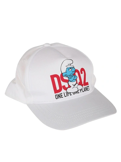 Dsquared2 Smurf Logo Baseball Cap In Default Title