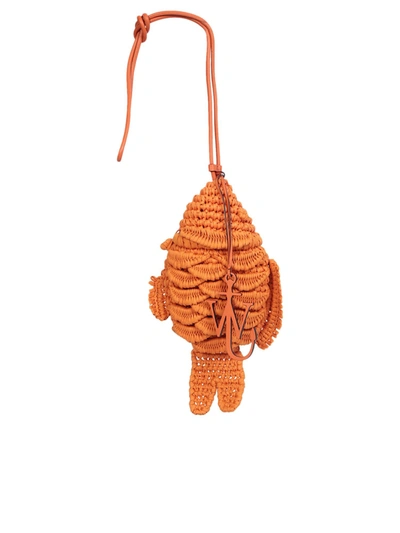 Jw Anderson Fish Shoulder Bag In Orange